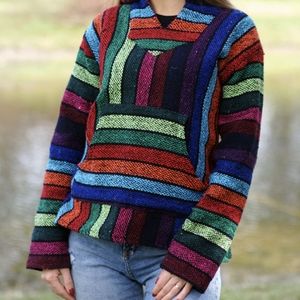 Colorful Woven Sweater